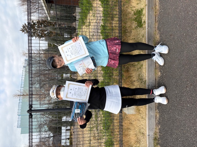 女子ダブルス優勝